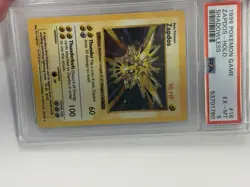 Zapdos Holo Shadowless Base Set 16/102 Graded PSA 6 Pokemon Card 1999 #16 - Image 4