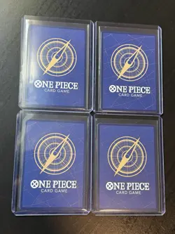 Dracule Mihawk One Piece x4 Card Lot SEC SR Alt Art - Image 2