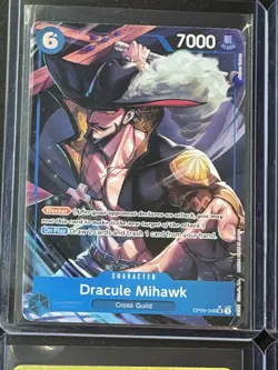 Dracule Mihawk One Piece x4 Card Lot SEC SR Alt Art - Image 3