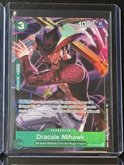 Dracule Mihawk One Piece x4 Card Lot SEC SR Alt Art - Image 4