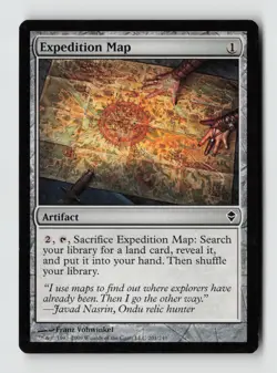 Expedition Map*Non-Foil* Zendikar 201 NM - Image 1