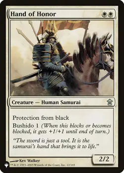 MTG Hand of Honor The List Regular Uncommon - Image 1