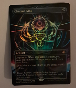 Chrome Mox Borderless FOIL NM Special Guests MTG Aetherdrift Magic the Gathering - Image 1