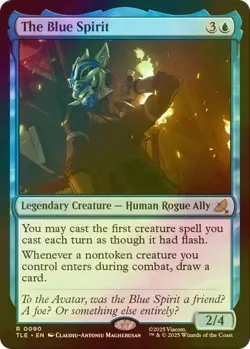 MTG Avatar The Last Airbender - The Blue Spirit - Foil - 0090 - Image 1
