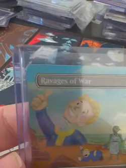 MTG Magic the Gathering Ravages of War (354/1102) Fallout LP FOIL - NR MINT - Image 3