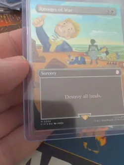 MTG Magic the Gathering Ravages of War (354/1102) Fallout LP FOIL - NR MINT - Image 5