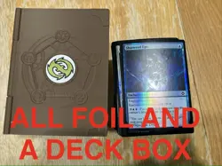 180 ALL FOIL & A Deck Box C/UC NM magic The Gathering Collection Bulk Lot Pack - Image 1