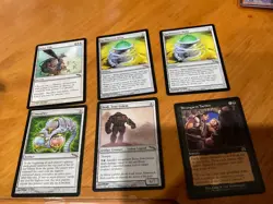6x MTG Commander rares, mythic, and foils Mixed lot MN to good condition - Image 1
