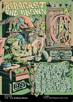 Radagast the Brown (#740) - Extended Art LTR NM MTG - Image 1