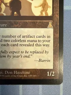 Metalworker - Urza's Destiny - Magic: The Gathering Vintage 1999 WOTC RARE - Image 4