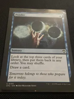 Magic The Gathering MTG - Ponder - Outlaws of Thunder Junction - Image 1