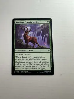 Kenrith's Transformation LP Throne of Eldraine Magic The Gathering Light Play - Image 1