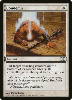 Condemn 10th Edition Played MTG Magic DNA GAMES - Image 1