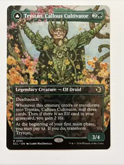 Trystan, Callous Cultivator (Borderless) 291 ECL Lorwyn Eclipsed NM - Image 1