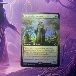 Formidable Speaker (Extended Art) Lorwyn Eclipsed Foil - Image 1