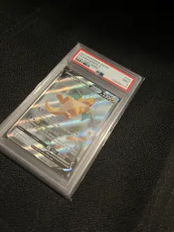 2021 POKEMON SWORD & SHIELD EVOLVING SKIES #192 FULL ART/DRAGONITE V PSA 9 - Image 3