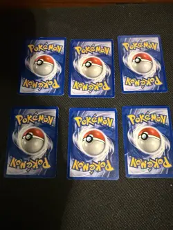 Vintage German Pokemon Lot Of 6 HP-DMG Dark Blastoise Mew Two Dragonite Ect - Image 2