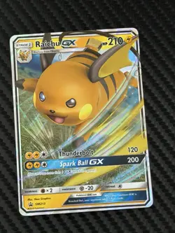 Raichu GX SM213 - Black Star Promo - Ultra Rare Pokemon Card - Near Mint (NM) - Image 1