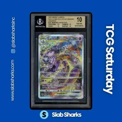 2022 POKEMON SWORD & SHIELD VSTAR UNIVERSE JP MEWTWO SPECIAL ART RARE BGS 10 - Image 1