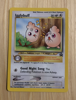 Pokemon - Igglybuff Black Star Promo # 36 NM - Image 1