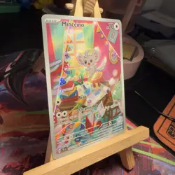 Minccino 182/162 Temporal Forces Illustration Rare Full Art Pokemon TCG MINT - Image 2