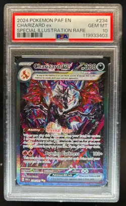 2024 Pokemon Paldean Fates Charizard ex #234/091 PSA 10 - Image 1