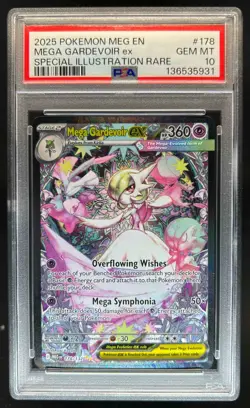2025 Pokemon Mega Evol Gardevoir ex Special Illustration Rare #178/132 PSA 10 - Image 1