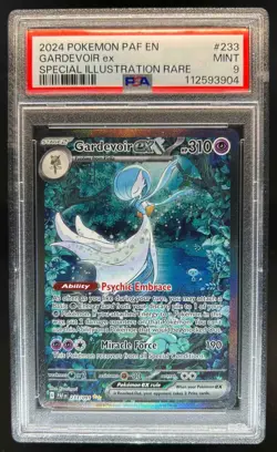 2024 Pokemon Paldean Fates Gardevoir ex #233/091 PSA 9 - Image 1