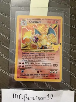 Pokemon TCG Celebrations Charizard 4/102 Classic Collection Holo - Image 1