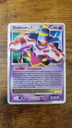2008 Pokemon Diamond & Pearl Stormfront Dusknoir LV.X #96/100 VLP - Image 1