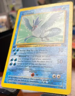 Articuno 17/62 - 1st Edition Fossil Set Non Holo Rare Pokemon TCG - LP 🔥 - Image 3