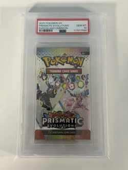 PSA 10 Prismatic Evolutions Espeon & Umbreon Pokemon Graded Booster Foil Pack - Image 3