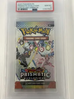 PSA 10 Prismatic Evolutions Espeon & Umbreon Pokemon Graded Booster Foil Pack - Image 5