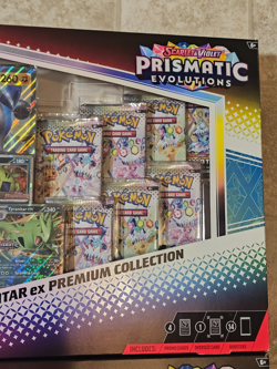 LOT OF 2 Pokemon Prismatic Evolutions Lucario & Tyranitar ex Premium Collection - Image 4