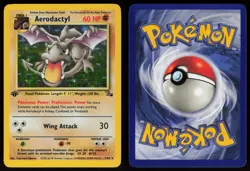 Aerodactyl 1/62 Rare Fossil Holo 1st Edition Pokemon - Image 3