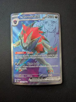 Pokemon N’s Zoroark ex Full Art 175/159 JTG Journey Together NM - Image 1
