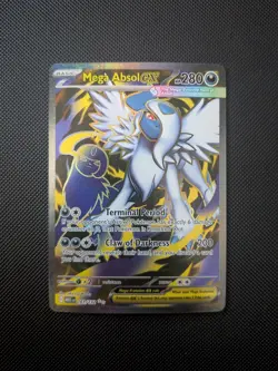 Pokemon Mega Absol ex Ultra Rare Holo 161/132 Me01: Mega Evolution NM - Image 1