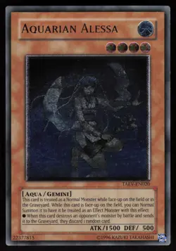 Aquarian Alessa TAEV-EN020 EURO Ultimate Rare Yu-Gi-Oh - Image 1