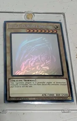 Blue-Eyes White Dragon GFP2-EN175 Ghost Rare Yu-Gi-Oh Read - Image 1
