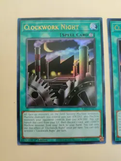 2x Clockwork Night RA03-EN071 Ultra Rare 1st Edition VLP - Image 2