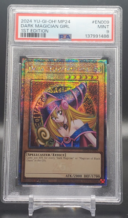 PSA 9 2024 Yu-Gi-Oh! MP24 Dark Magician Girl 1st Ed Quarter Century Secret EN009 - Image 1