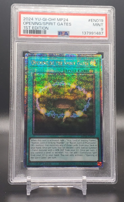 PSA 9 2024 Yu-Gi-Oh MP24 Opening of the Spirt Gates 1st Ed Quarter Century EN019 - Image 1