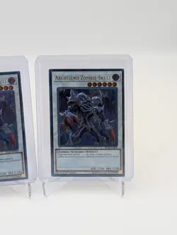 3x Yu-Gi-Oh-Archfiend Zombie-Skull-BLLR-EN058-1st Edition-Foil N/M+ - Image 4