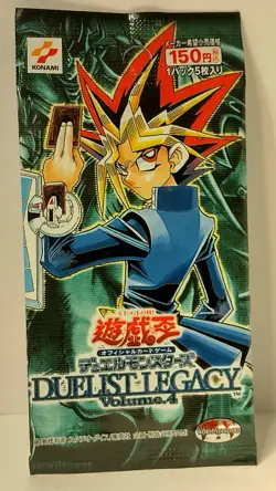 YUGIOH, Duelist Legacy Vol. 4, Booster Pack, New, Japanese Print, Konami - Image 1