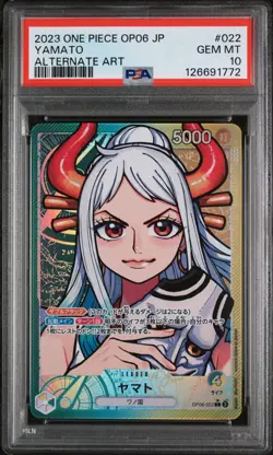 PSA 10 - Yamato - OP06 022 AA Leader - Japanese One Piece - Wings of the Captain - Image 1