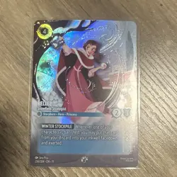 Disney Lorcana Winterspell Belle Snowfield Strategist 236/204 Enchanted Rare - Image 1