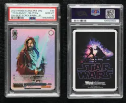 2024 Weiss Schwarz Star Wars Vol 2 Japanese FOP To Survive Obi-Wan PSA 10 GEM MT - Image 3
