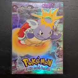 Wartortle E8 Rainbow Foil - Topps Series - Pokemon Card Black Logo - Image 1