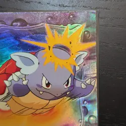 Wartortle E8 Rainbow Foil - Topps Series - Pokemon Card Black Logo - Image 2