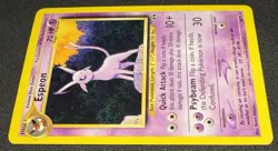 Espeon 20/75 Non-Holo Rare Card Neo Discovery Vintage 2001 Pokemon LP - Image 2